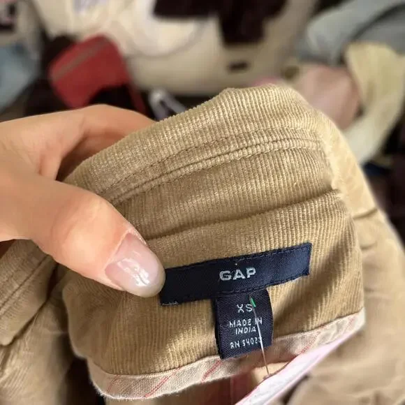 y2k corduroy‎ fitted button up jacket - Picture 5 of 5